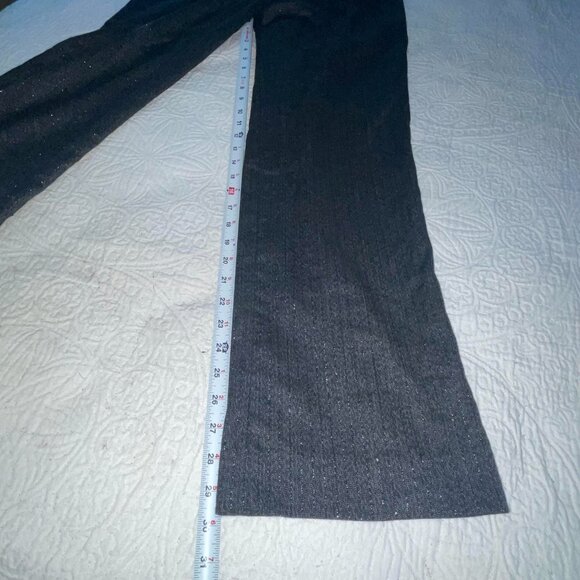 Jones New York Collection Black Gray Silver Pinstripe Slacks Sz 4 NWT - Picture 8 of 8